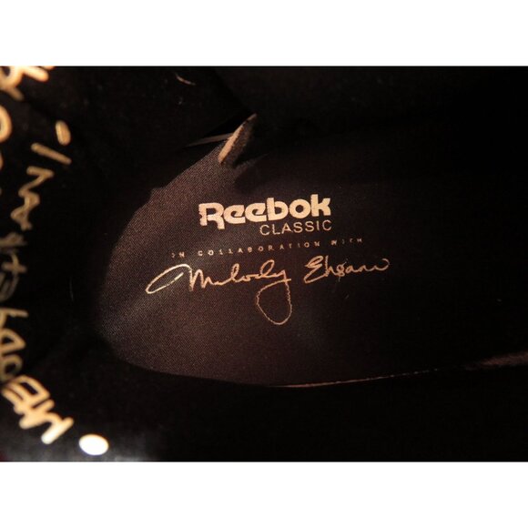 REEBOK X Melody Eshani Make Love Blacktop Pump Wedge Polka Dots Chalk White 10 - Picture 9 of 14